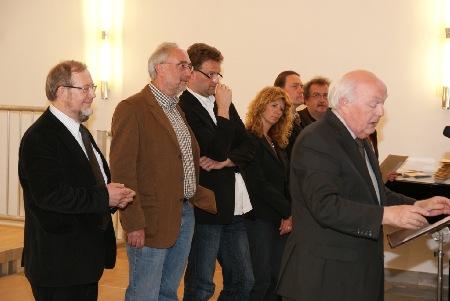 Hermann Otto dankt der Jury 